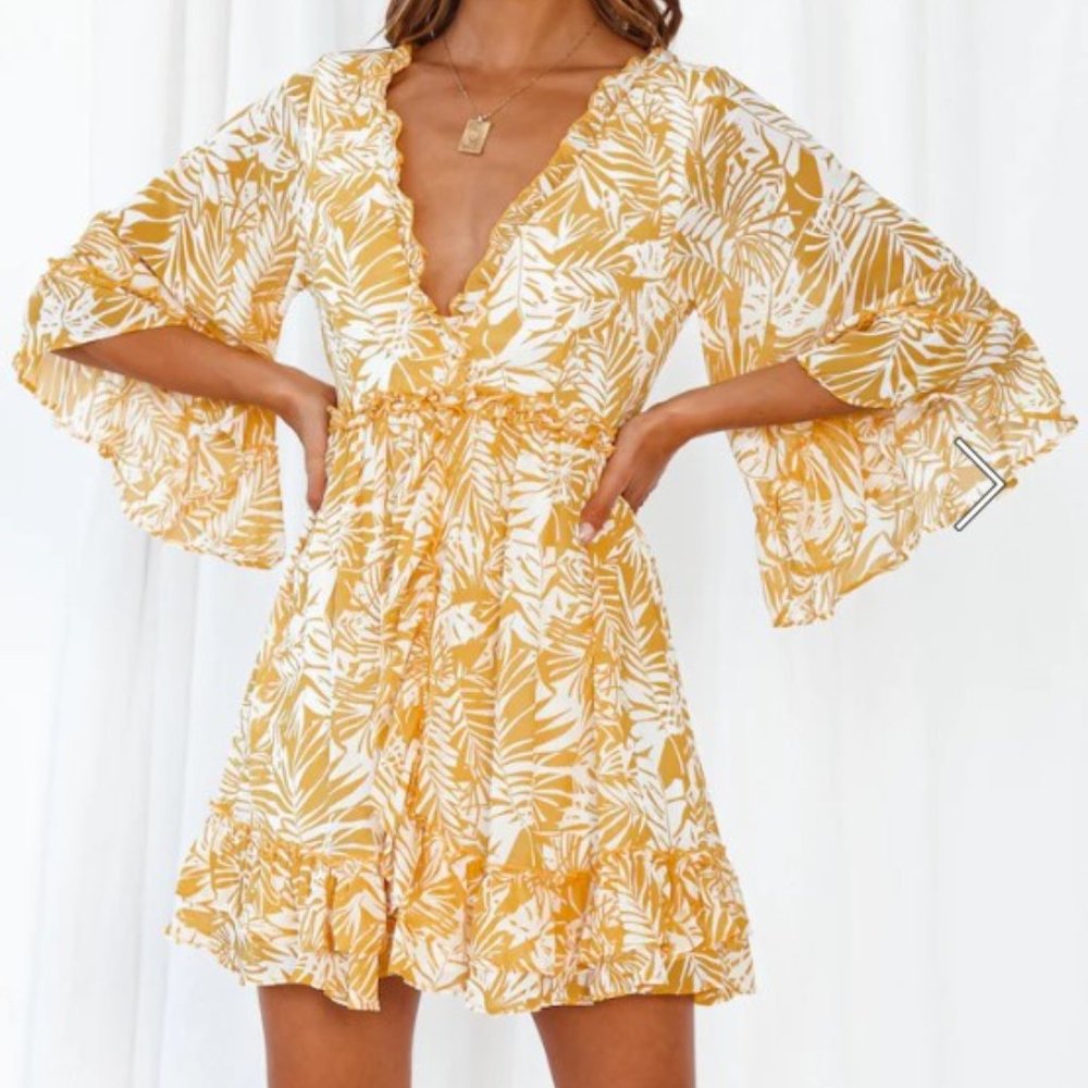 Fortunate One Take My Breath Away Dress (Yellow)
